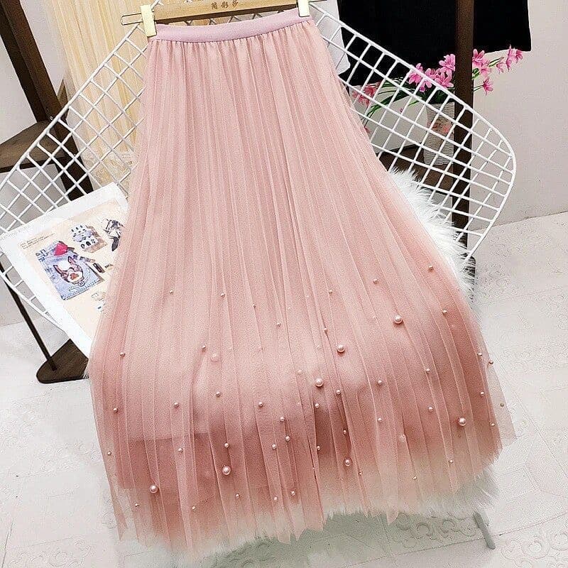 Quality Reversible pleated skirt (3/4 skirt for classy ladies)
