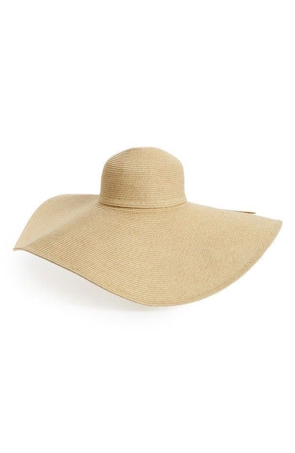 Wide beach hat, picnic and outing hat, summer, vacation